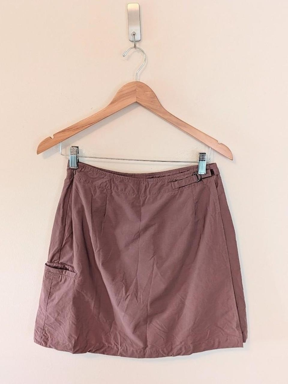 Vintage Y2K Sporty Brown Cargo Skort